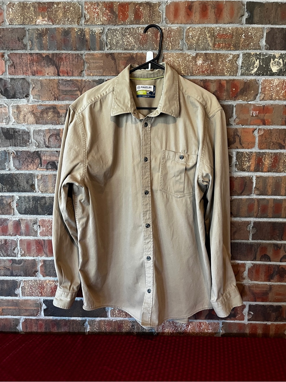 Magellan Outdoors Mens Mag Shield Adventure Gear Loose Size:XL Long Sleeve Shirt